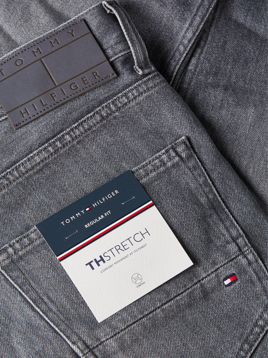Jean Gris Tommy Hilfiger Grande Taille gris homme grande taille - Capelstore