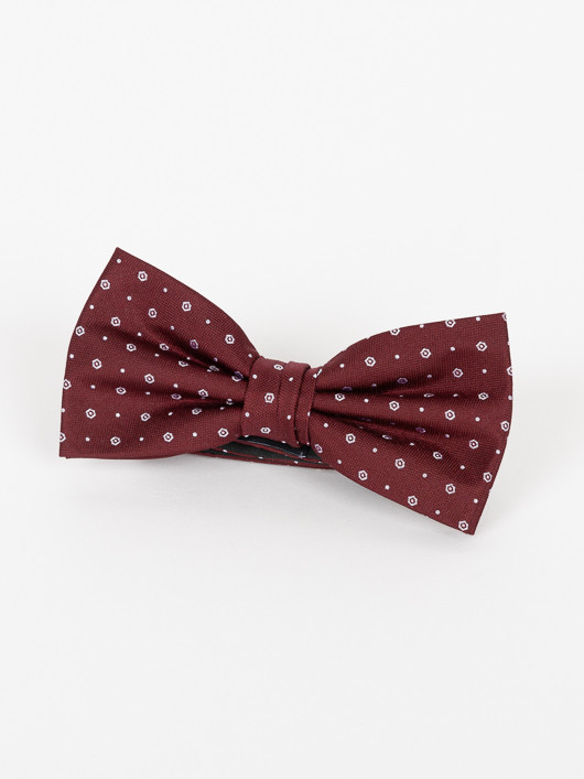 Noeud Papillon Bordeaux Motifs Capel Grande Taille bordeaux homme grande taille - Capelstore