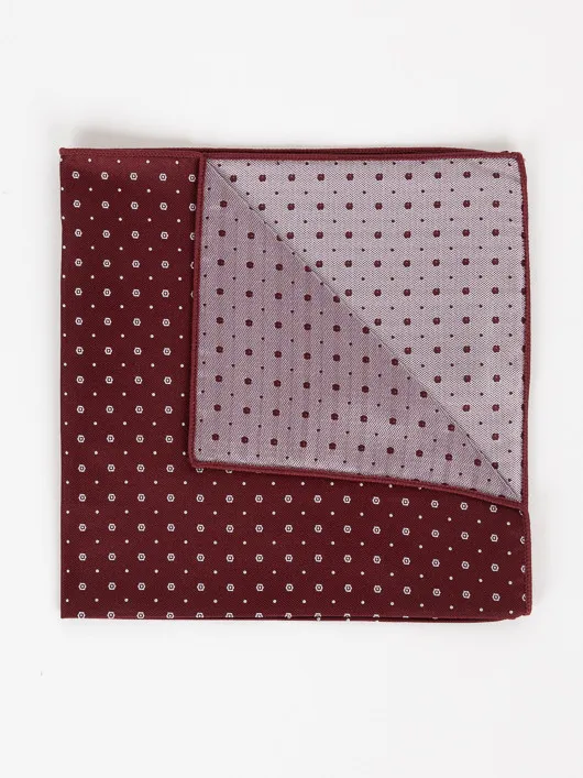 Pochette Capel Mini Motifs bordeaux homme grande taille - Capelstore