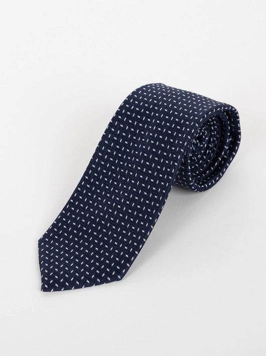 Cravate TexturÃ©e Marine Capel Grande Taille marine homme grande taille - Capelstore