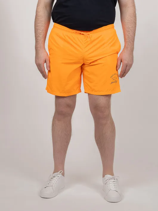 Maillot de Bain Uni Paul & Shark Grande Taille cannelle homme grande taille - Capelstore