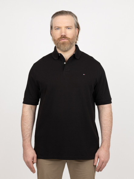 Polo Noir Tommy Hilfiger Grande Taille