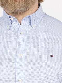 Chemise Mini Motifs Tommy Hilfiger Grande Taille bleu ciel homme grande taille - Capelstore