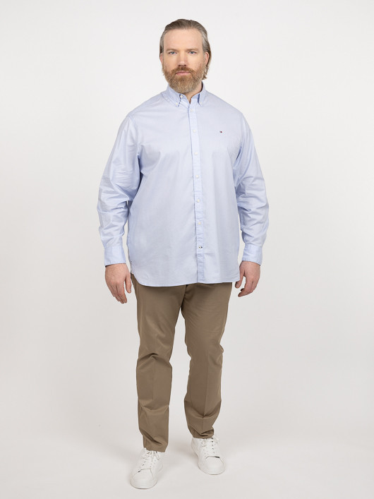Chemise Mini Motifs Tommy Hilfiger Grande Taille bleu ciel homme grande taille - Capelstore