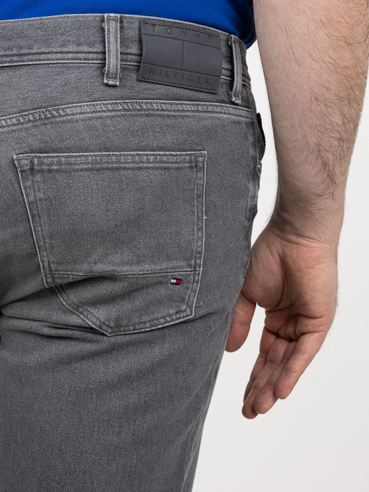 Jean Gris Tommy Hilfiger Grande Taille gris homme grande taille - Capelstore