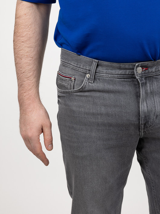 Jean Gris Tommy Hilfiger Grande Taille gris homme grande taille - Capelstore
