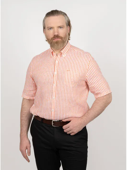Chemisette Rayures Paul & Shark Grande Taille  homme grande taille - Capelstore