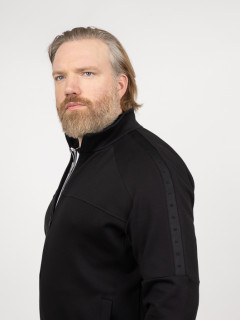 Sweat ZippÃ© Paul & Shark Grande Taille noir homme grande taille - Capelstore