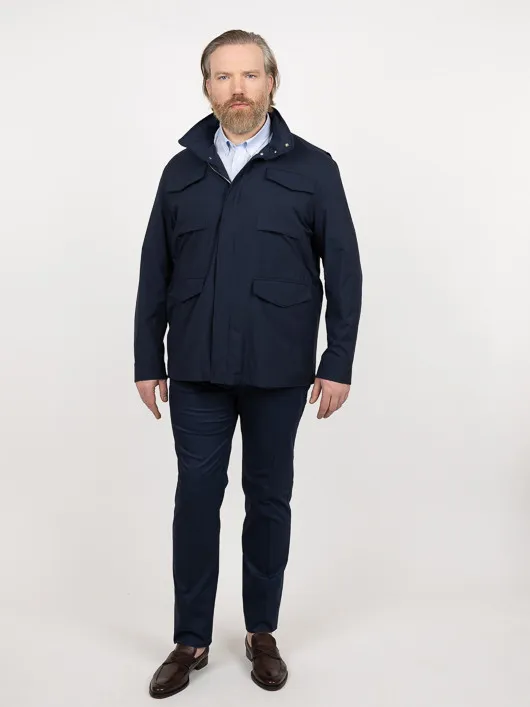 Parka Field Jacket Paul &shark Grande Taille marine homme grande taille - Capelstore