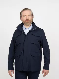Parka Field Jacket Paul &shark Grande Taille marine homme grande taille - Capelstore