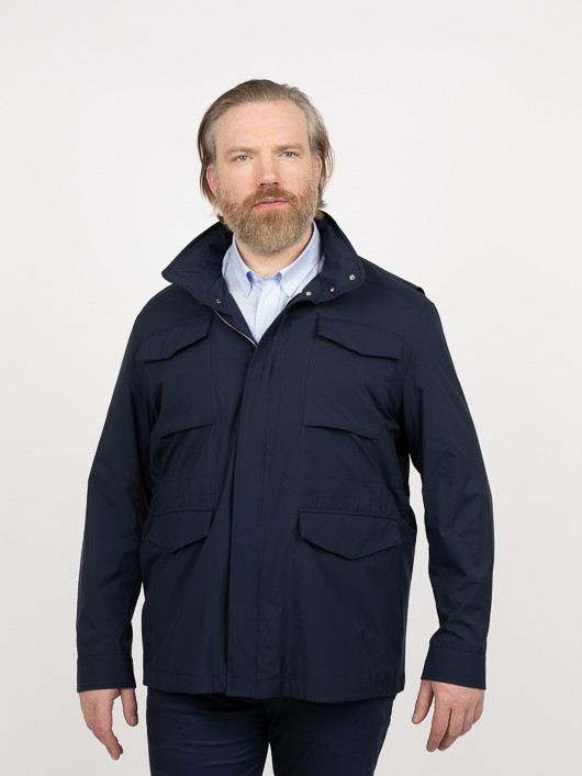 Parka Field Jacket Paul &shark Grande Taille marine homme grande taille - Capelstore
