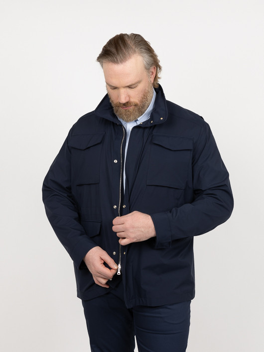 Parka Field Jacket Paul &shark Grande Taille marine homme grande taille - Capelstore