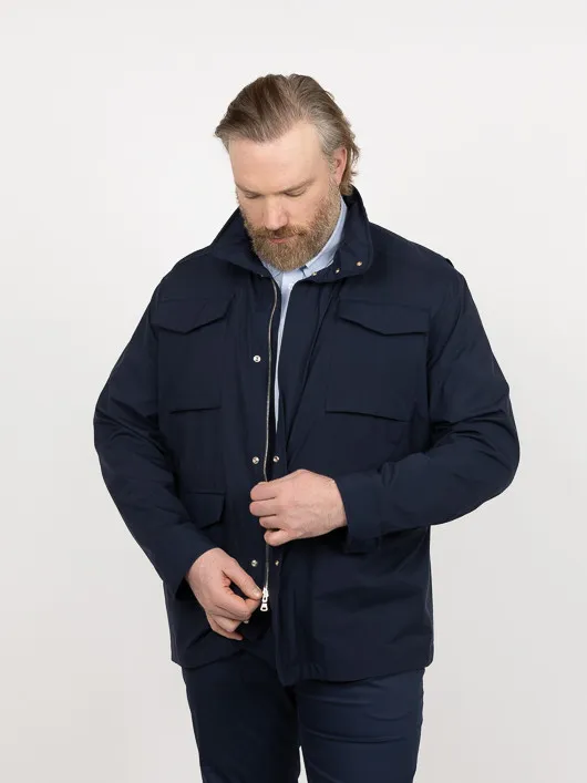 Parka Field Jacket Paul &shark Grande Taille marine homme grande taille - Capelstore