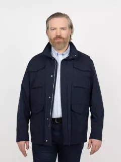 Parka Field Jacket Paul &shark Grande Taille marine homme grande taille - Capelstore