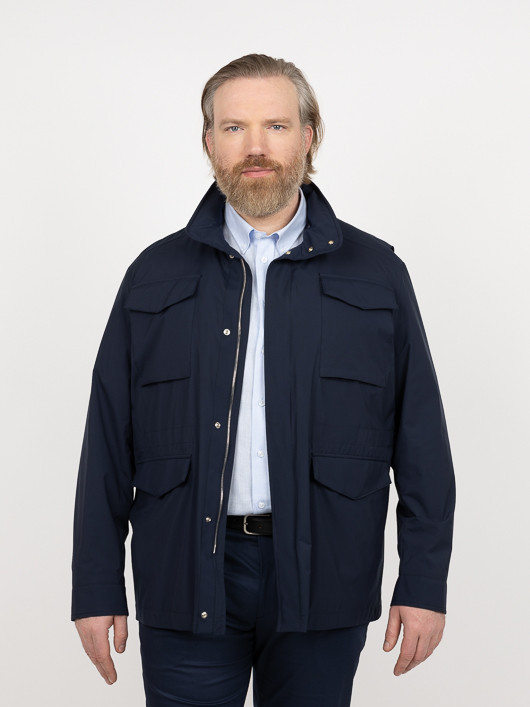 Parka Field Jacket Paul &shark Grande Taille marine homme grande taille - Capelstore