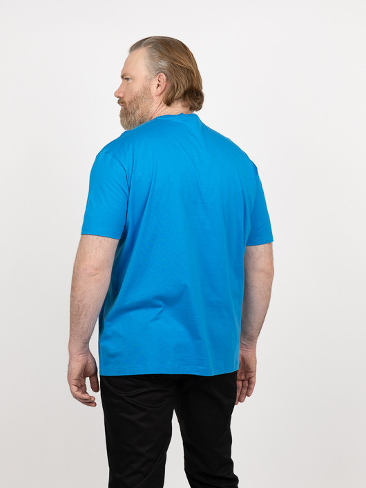 Tee-shirt Bleu Océan Paul & Shark Grande Taille bleu homme grande taille - Capelstore
