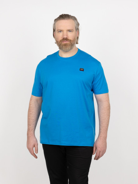 Tee-shirt Bleu Océan Paul & Shark Grande Taille