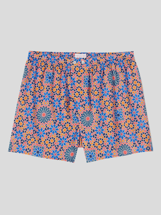 Calecon Motifs Geometriques Derek Rose Grande Taille  homme grande taille - Capelstore
