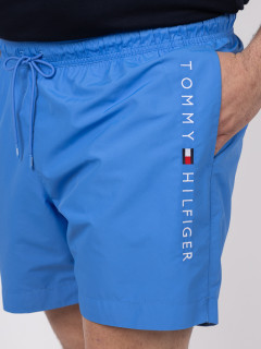Maillot Bain Uni Bleu Tommy Hilfiger Grande Taille bleu homme grande taille - Capelstore