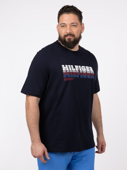 Tee-shirt Grand Logo Hilfiger Grande Taille