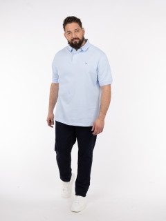 Polo Bleu Ciel Tommy Hilfiger Grande Taille bleu ciel homme grande taille - Capelstore