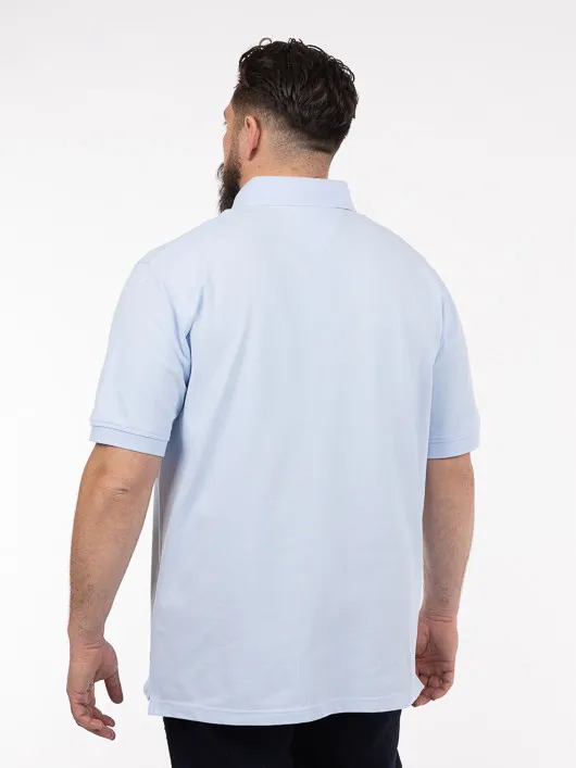 Polo Bleu Ciel Tommy Hilfiger Grande Taille bleu ciel homme grande taille - Capelstore