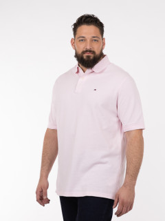 Polo Rose Tommy Hilfiger Grande Taille rose homme grande taille - Capelstore