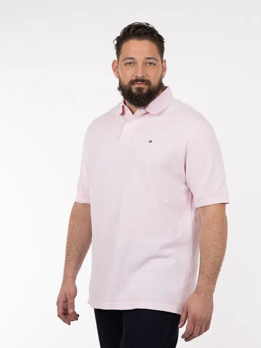 Polo Rose Tommy Hilfiger Grande Taille rose homme grande taille - Capelstore