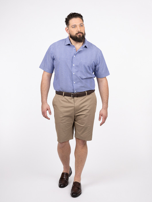 Bermuda Gaspard Beige Capel Grande Taille beige homme grande taille - Capelstore