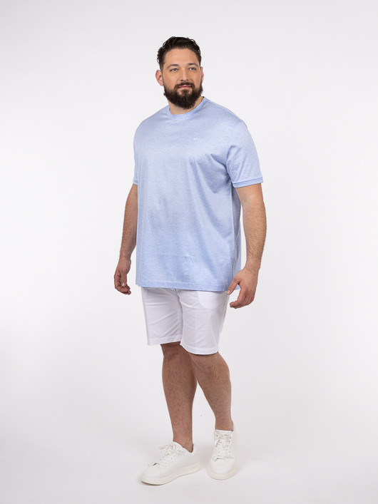 Tee-shirt Jersey Bleu Ciel Paul & Shark Grande Taille bleu ciel homme grande taille - Capelstore