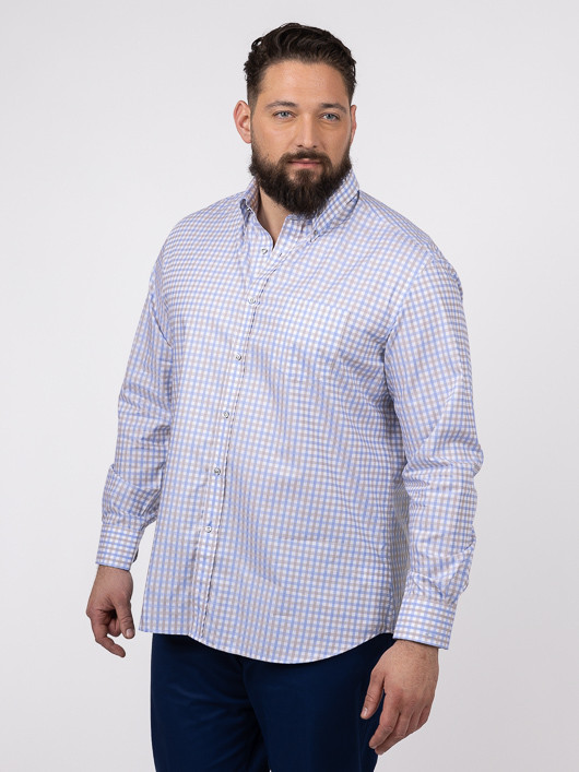 Chemise Carreaux Paul & Shark Grande Taille