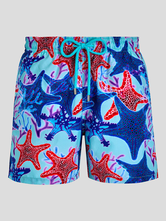 Maillot bain Etoiles Vilebrequin Grande Taille bleu/marine/rouge homme grande taille - Capelstore