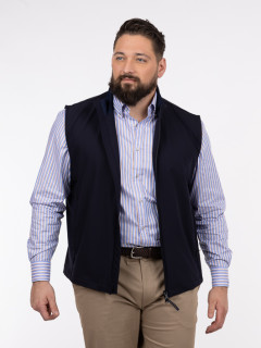 Blouson Sans Manches Marine Paul & Shark Grande Taille marine homme grande taille - Capelstore