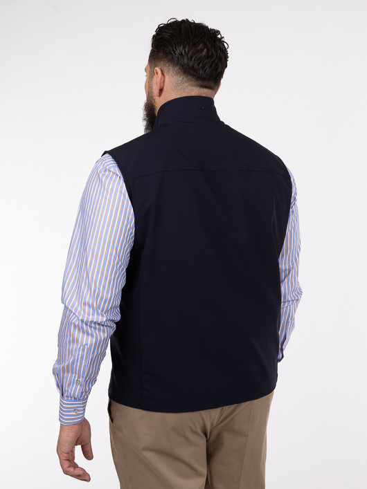 Blouson Sans Manches Marine Paul & Shark Grande Taille marine homme grande taille - Capelstore