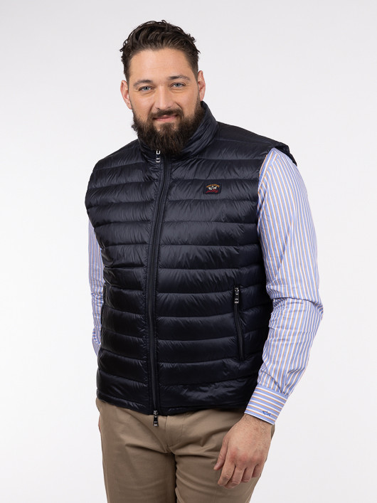 Blouson Sans Manches Marine Paul & Shark Grande Taille marine homme grande taille - Capelstore