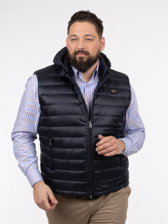 Blouson Sans Manches Marine Paul & Shark Grande Taille marine homme grande taille - Capelstore