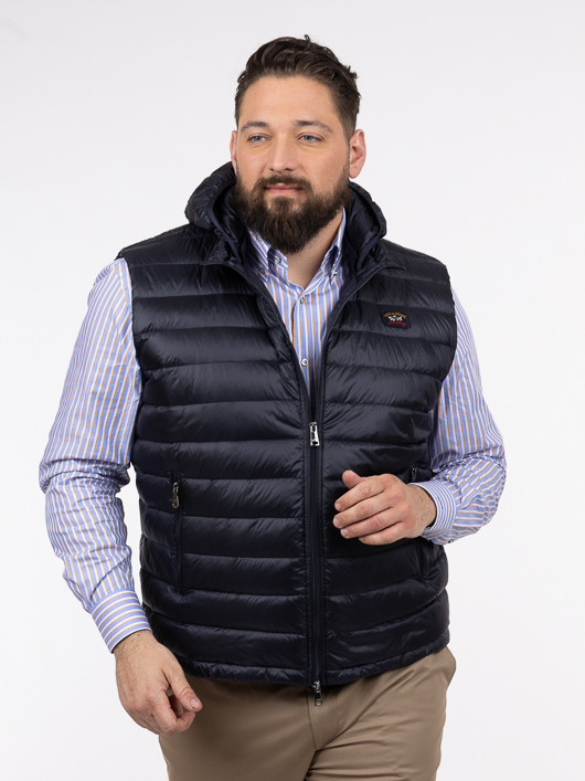 Blouson Sans Manches Marine Paul & Shark Grande Taille marine homme grande taille - Capelstore