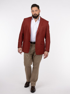 Veste En Lin Bordeaux Capel Grande Taille bordeaux homme grande taille - Capelstore