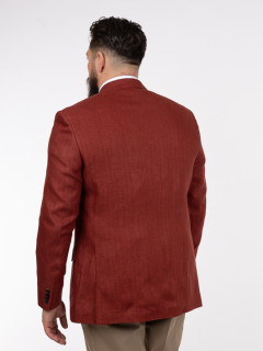 Veste En Lin Bordeaux Capel Grande Taille bordeaux homme grande taille - Capelstore