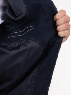 Blouson En Lin Marine Capel Grande Taille  homme grande taille - Capelstore