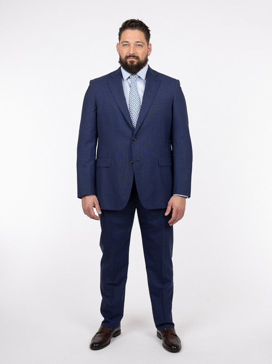 Costume Faux Uni Pal Zileri Grande Taille marine homme grande taille - Capelstore