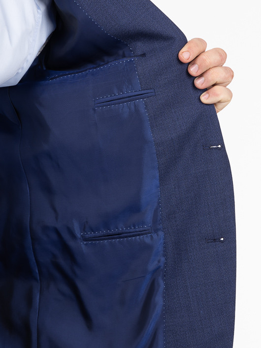 Costume Faux Uni Pal Zileri Grande Taille marine homme grande taille - Capelstore