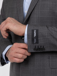 Costume Tissu Loro Piana Collection PrivÃ©e Grande Taille gris homme grande taille - Capelstore
