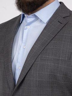 Costume Tissu Loro Piana Collection PrivÃ©e Grande Taille gris homme grande taille - Capelstore
