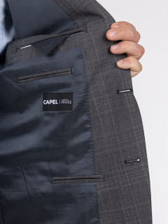 Costume Tissu Loro Piana Collection PrivÃ©e Grande Taille gris homme grande taille - Capelstore