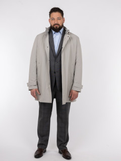 Parka Bugatti Gris Clair Grande Taille gris homme grande taille - Capelstore