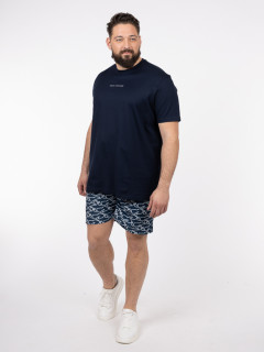 Tee-shirt Marine Requin Paul & Shark Grande Taille marine homme grande taille - Capelstore