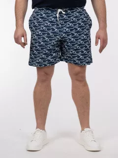 Maillot Bain Bicolore Requin Paul & Shark Grande Taille bleu homme grande taille - Capelstore