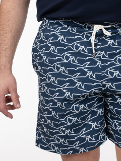 Maillot Bain Bicolore Requin Paul & Shark Grande Taille bleu homme grande taille - Capelstore