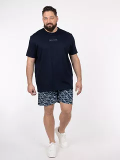 Maillot Bain Bicolore Requin Paul & Shark Grande Taille bleu homme grande taille - Capelstore